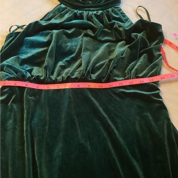 NWOT Eliza J Size 14 Mock Neck‎ Sleeveless Velvet Blouson Gown - Picture 10 of 12